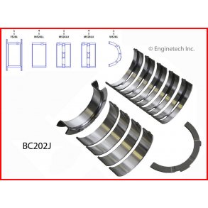 Hovedlejest Ford 4.6 V8 1993 til 2010 m. alu. block (BC202J - MS2259A)