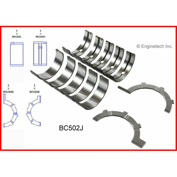 Hovedlejest Mopar 4,7 V8 (BC502J)