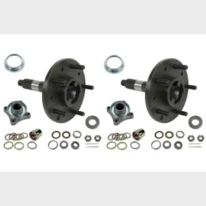 Baghjuls spindel til en side fra �rgang 1965-1982 Corvette, s�ttet er incl. lejer mm som p� billedet