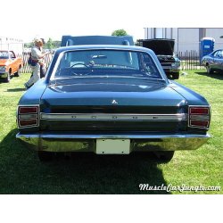 Kofanger bag chrome Dodge Dart 1968 til 1969 - Rear Bumper Chrome, Original Rebuild