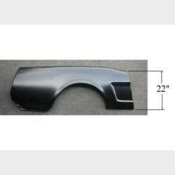 Bagsk�rm til venstre side til Ford Mustang fra �rgang 1964 til 1966, Quarter Panels for 1964-1966 MUSTANG - SHE465-50L 