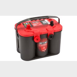 Batteri Optima R�d med koldstart 815SAE med top &amp; side poler, Optima VAOPT804250