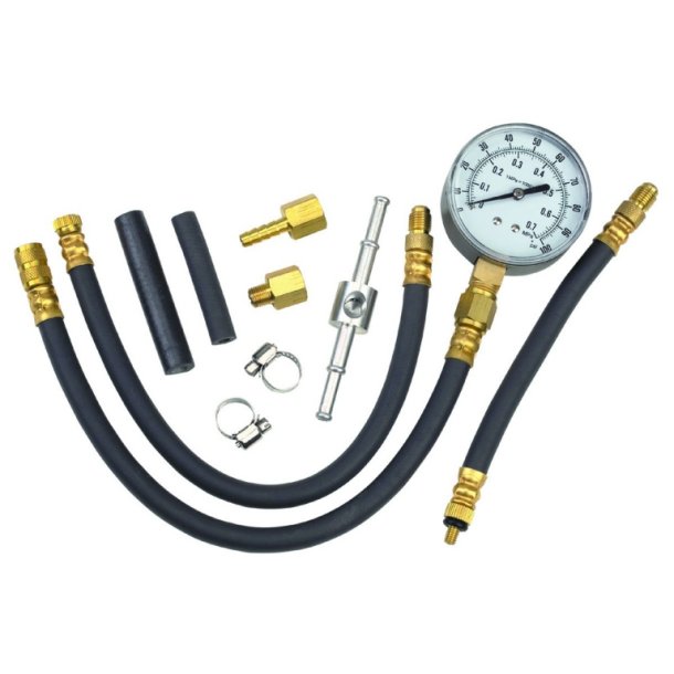 Benzintryktester s�t med 11 dele Pittsburgh Fuel Injection Pump Tester (92699 - 62623)