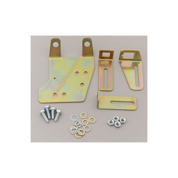 Beslag til speederkabel samt kickdown kabel til TH350, TH400, 700R4 &amp; Powerglide (Edelbrock 8036)