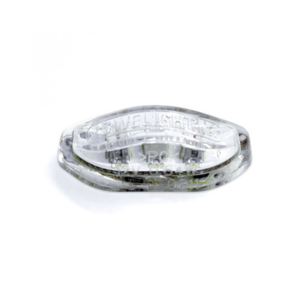 Blinklys med klart glas  (13026C) Swelight LED Sideblink, klar (13026C)