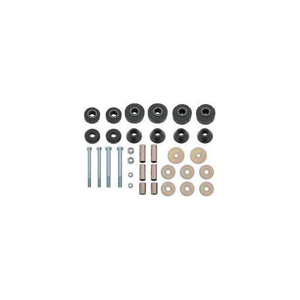 Body Mounting Bushing Set; 1967-72 Chevrolet, GMC Truck; C10; 2 WD