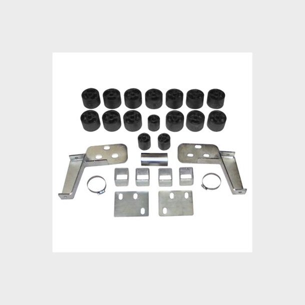 Body mount lift kit 2" til GM truck C/K 1500 &amp; 2500 fra �r 1995 til 2000, Performance Body Lift Kits