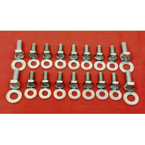 Boltst rustfri til bundkar Chevrolet S/B /Olds (RPC R0006) OIL PAN BOLTS KIT STAINLESS STEEL 