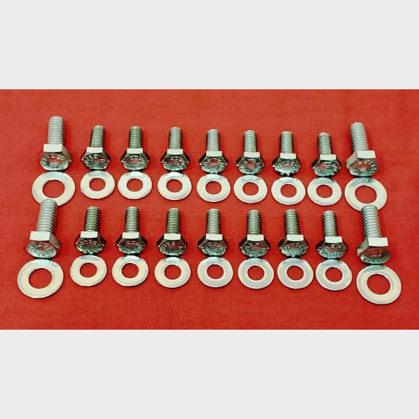 Bolts�t rustfri til bundkar Chevrolet S/B /Olds (RPC R0006) OIL PAN BOLTS KIT STAINLESS STEEL 