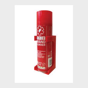 Brandslukker holder, eller andre 400ml. spray d�ser Perfekt til bilen, b�den, v�rkstedet mm.