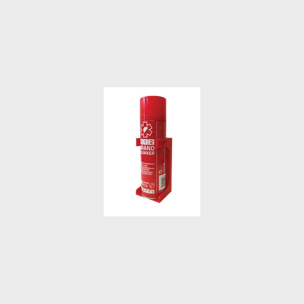 Brandslukker holder, eller andre 400ml. spray d�ser Perfekt til bilen, b�den, v�rkstedet mm.