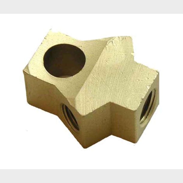 Bremse fordelerblok til bolt montering universal 2x3/8-24 og 1x3/16 in. gevind, Distribution Block