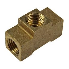 Bremse fordelerblok universal 2 x 3/8-24 og 1 x 3/16 in. gevind (785-436D)  Brake Distribution Block