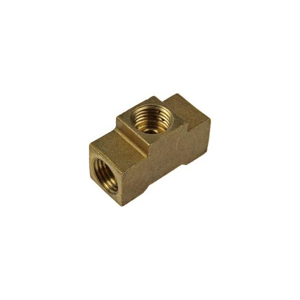 Bremse fordelerblok universal 2 x 3/8-24 og 1 x 3/16 in. gevind (785-436D)  Brake Distribution Block