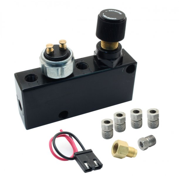Bremse reduktionsventil justerbar perfekt til biler som overbremser (PVC-B) Adjustable Proportionin 