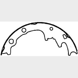 Bremsebakker bag (s�t til 2 hjul) Ford 1978 til 1996 dia. 9" x 1,75" (Z474R - 11105690)