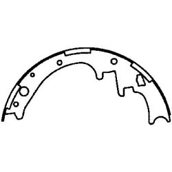 Bremsebakker bag (st til 2 hjul) Mopar dia. 10" x 2,5" (Bendix RS445 AXS445)