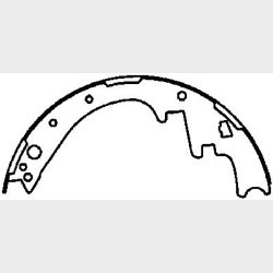 Bremsebakker bag (s�t til 2 hjul) Mopar dia. 11" x 2,5" (Bendix RS446 - AXS446 - Z446R)