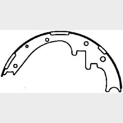 Bremsebakker bag (s�t til 2 hjul) Ford Ranger 1995 til 2010 dia. 9" x 1 3/4"  (AXS704)