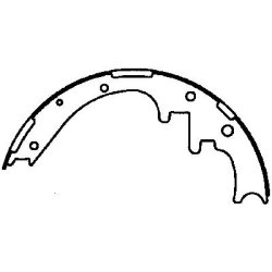 Bremsebakker bag (st til 2 hjul) Ford Ranger 1995 til 2010 dia. 9" x 1 3/4"  (AXS704)