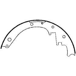 Bremsebakker for (st til 2 hjul) Buick 1942 til 1970 dia. 12" x 2,25" (Z197R - BX197)