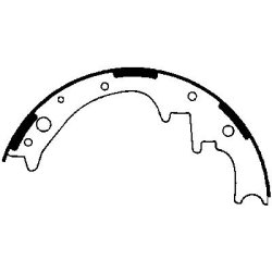 Bremsebakker for (st til 2 hjul) Dodge og Plymout 1964 til 1972 Nash 50-55 (Bendix RS332 - PAB332)