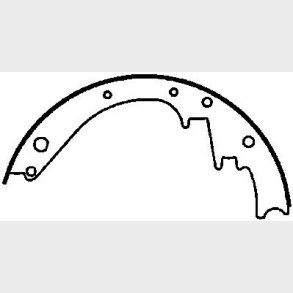 Bremsebakker for/bag (s�t til 2 hjul) 1949 til 1967 dia. 11