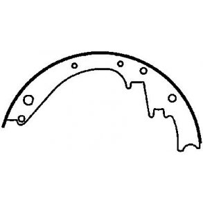 Bremsebakker for/bag (st til 2 hjul) 1949 til 1967 dia. 11