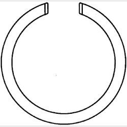 Bremsebakker parkering (s�t til 2 hjul) GM 1998 til 2013 (11007840 -171806 - AXS784)