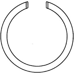 Bremsebakker parkering (st til 2 hjul) GM 1998 til 2013 (11007840 -171806 - AXS784)