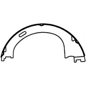 Bremsebakker parkering (st til 2 hjul) Ford & Lincoln 1997 til 2010 (752 - 11007520 - AXS752)