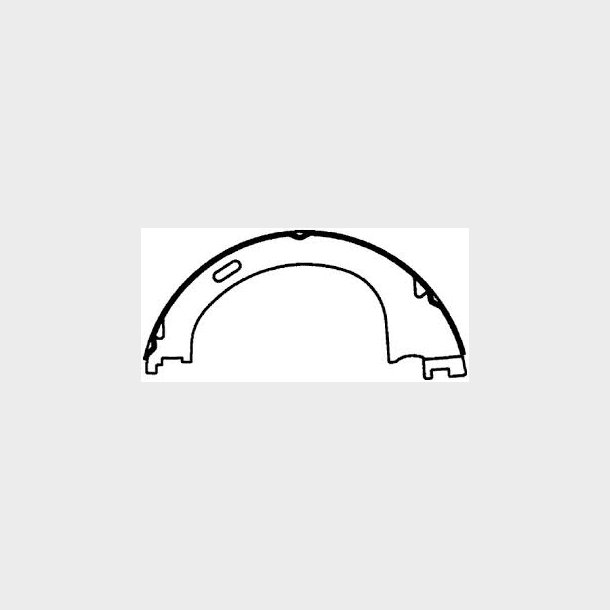 Bremsebakker parkering (s�t til 2 hjul) Ford &amp; Lincoln 1997 til 2010 (752 - 11007520 - AXS752)