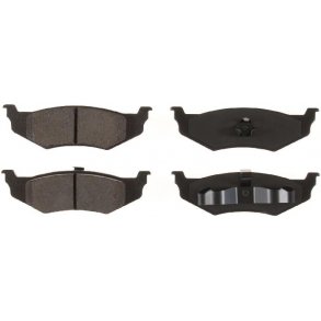 Bremseklodser bag (st til 2 hjul) Mopar 1998 til 2009 (RD658 - AXMD782 - 14D658) Rear brake pads 