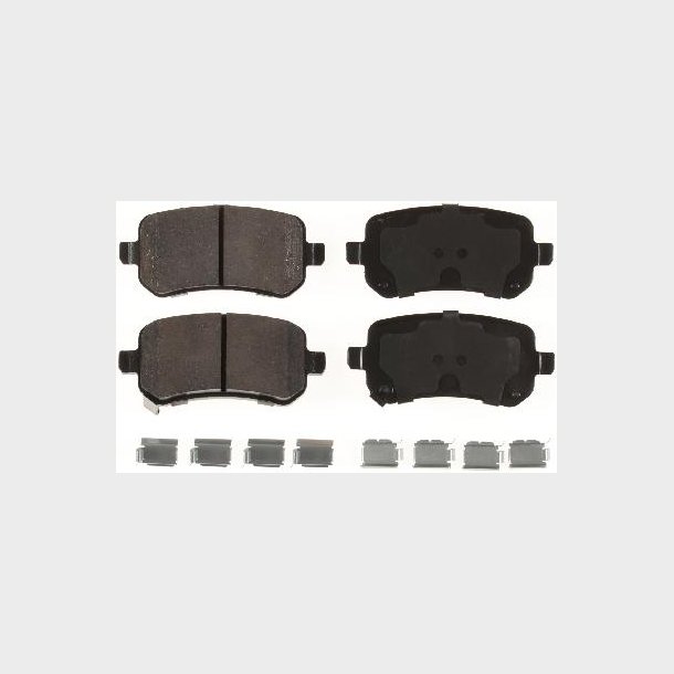 Bremseklodser bag (s�t til 2 hjul) Chrysler, Dodge &amp; VW 2008 til 2013 (Bendix D1326 - AXMD1326)