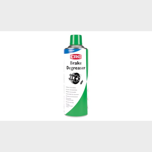 Bremserens 500ml - CRC, Fjerner fedt, olie voks, tj�re og bremsev�ske m.m.