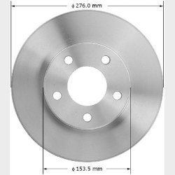 Bremseskive for Ford Mustang 1994 til 2004 (Bendix PRT1911 - 141911)
