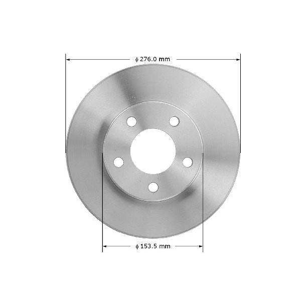 Bremseskive for Ford Mustang 1994 til 2004 (Bendix PRT1911 - 141911)