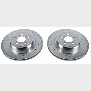 Bremseskive (s�t 2 stk) bag Mopar SRT 2005 til 2018 (Power Stop AR8775XPR) Extreme Performance Drill