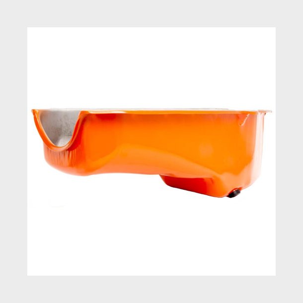 Bundkar Orange Chevrolet S/B oliepind i venstre side 1965 til 1979 (RPC R9005P) Oil Pan