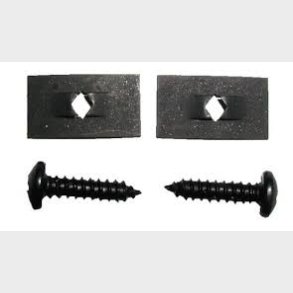 C2 1963-1967 Chevrolet Corvette Headlight Retract Switch Mount Screws & Nuts (TFAK1092)