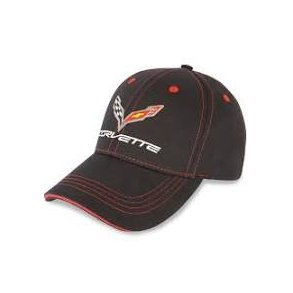 Cap CHEVROLET CORVETTE CAP. C7 2014-2019 Chevrolet Corvette Cap - Black/Red C7 Stingray