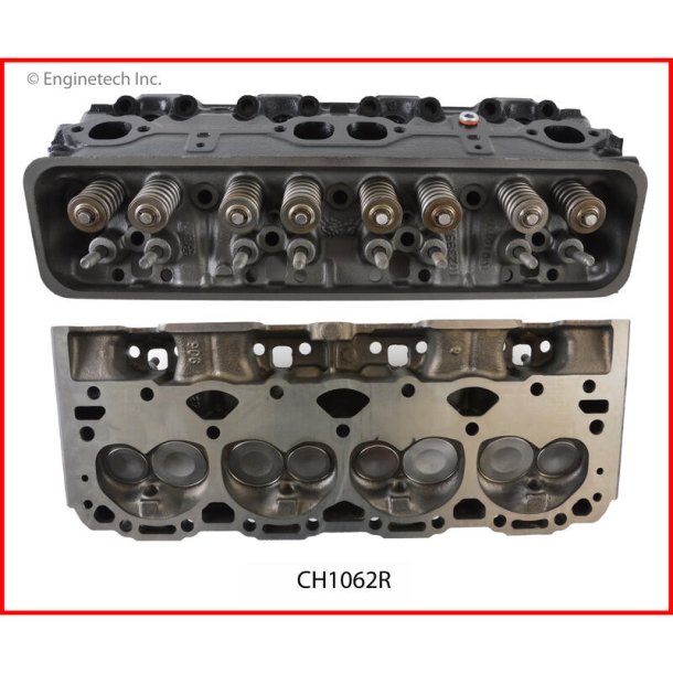 Topstykke renoveret Chevrolet 350/5,7 Vortec 1996 til 2002 10239906 / 12558062 (Enginetech CH1062R)