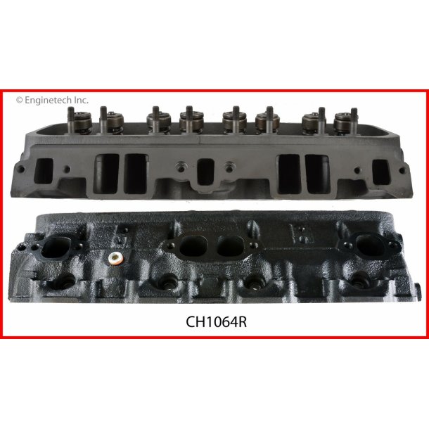 Topstykke renoveret 6 bolt indsug Chevrolet 350/5,7 1986 til 1995 (Enginetech CH1064R) Se info