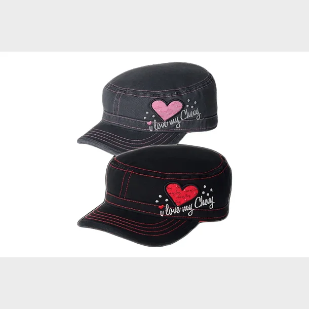 Cap CHEVROLET "I LOVE MY CHEVY" MILITARY STYLE CAP, Charcoal/farve