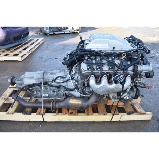 Motor &amp; gearkasse brugt Chevrolet 6,2 V8 med 6L80 6 trins automat gearkasse 2WD 