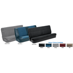 Chevrolet Pick-up 1981 til 1987, Brugt s�de overtr�k i r�d LL-Brugt