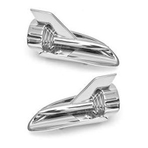 Emblem/Hood Rockets til hjelmen p Chevrolet Bel-Air 1957 (02-87 - BPT-136)