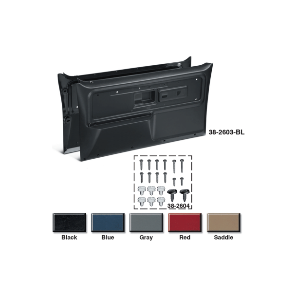  Clips s�t til d�rbekl�dning GM truck 1977 til 1980 (LMC 38-2604)