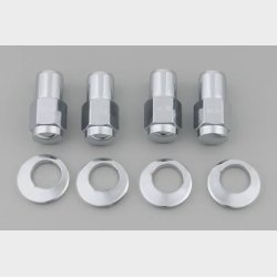 Hjulm�trik til Cragar f�lg i chrom i str. 1/2" Pakke med 4 m�trikker (Cragar Wheel Nut 277234)