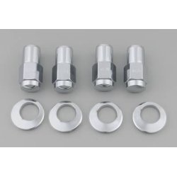 Hjulmtrik til Cragar flg i chrom i str. 7/16" Pakke med 4 mtrikker (Cragar Wheel Nut 277924)